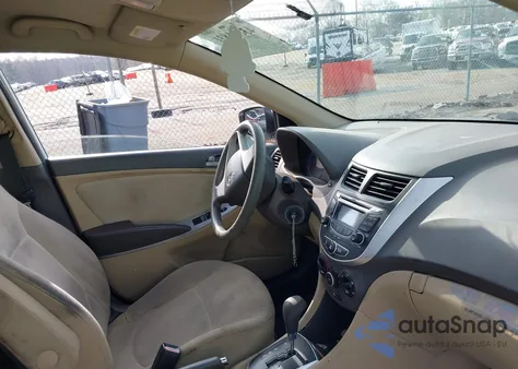 2012 Hyundai Accent Gls from USA, damaged, VIN KMHCT4AE1CU259868